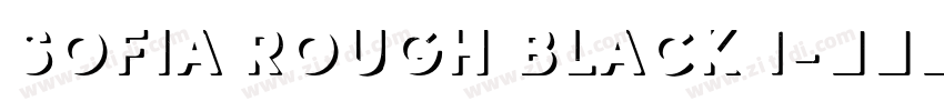 Sofia Rough Black 1字体转换